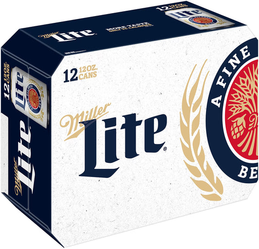 Miller Lite - 12 pack cans