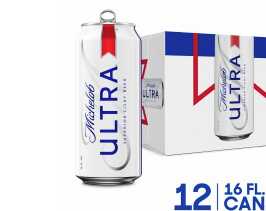Michelob Ultra - 12 pack cans - 16 oz