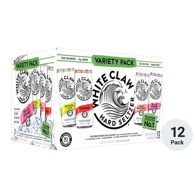 White Claw Variety Pack #1 - 12 Pack Cans (12 oz)